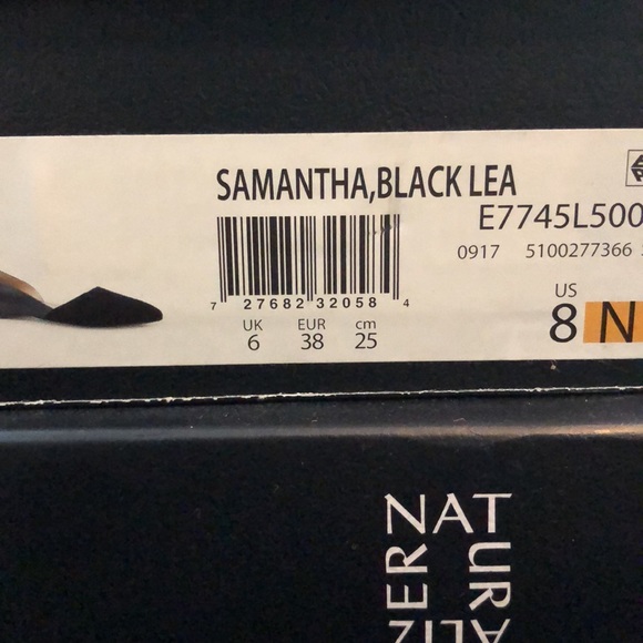 Naturalized suede black flat 7.5 m & 8 narrow - Picture 6 of 8
